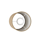 Lampenschirm Zylinder S aus Stoff mit E27-Fassung - Made in Italy - Naturjute – Ansicht 3