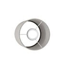 Lampenschirm Cilindro S aus Stoff mit E27-Fassung - Made in Italy - Hellgraue Wolle – Ansicht 3