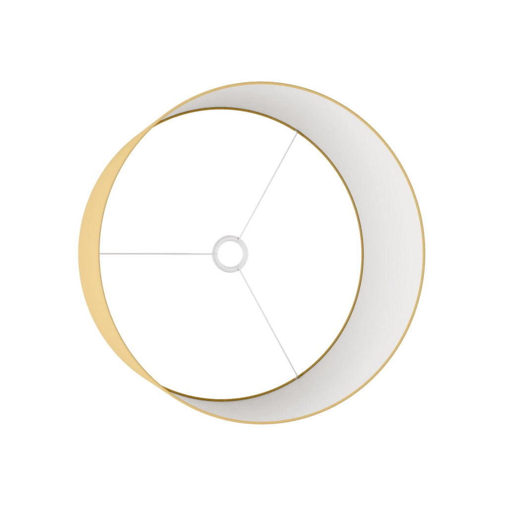 Zylinderschirm XL aus Stoff mit E27-Fassung – Made in Italy – Arenal Gold – Ansicht 3