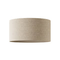 Zylinder Lampenschirm XL aus Stoff mit E27-Fassung – Made in Italy – Beige Wolle