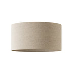 Zylinder Lampenschirm XL aus Stoff mit E27-Fassung – Made in Italy – Beige Wolle
