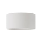 Zylindrischer XXL-Lampenschirm aus Stoff mit E27-Fassung – Made in Italy – Naturleinen
