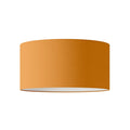 Zylinder-Lampenschirm XL aus Stoff mit E27-Fassung – Made in Italy – Stoff Mandarino