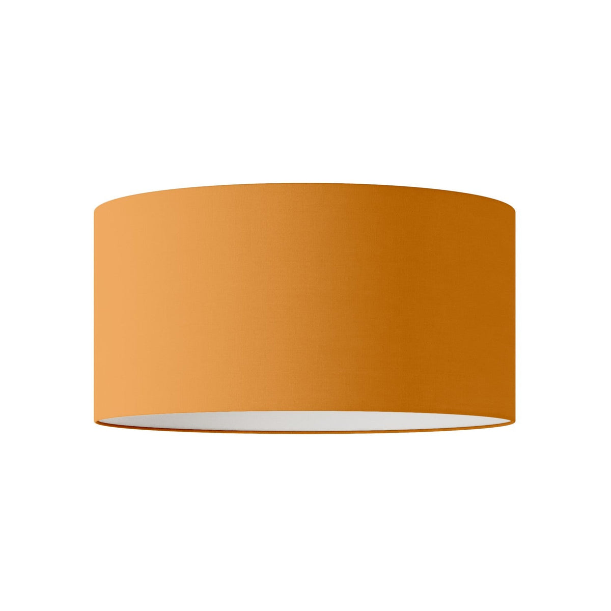 Zylinder-Lampenschirm XL aus Stoff mit E27-Fassung – Made in Italy – Stoff Mandarino