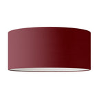 Zylinder XXL Schirm aus Stoff mit E27-Fassung – Made in Italy – Aenal Bordeaux