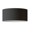 Lampenschirm Cilindro XXL aus Stoff mit E27-Fassung – Made in Italy – Stoff Anthrazit
