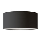 Lampenschirm Cilindro XXL aus Stoff mit E27-Fassung – Made in Italy – Stoff Anthrazit
