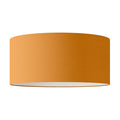 Zylindrischer XXL-Lampenschirm aus Stoff mit E27-Fassung – Made in Italy – Mandarinenstoff