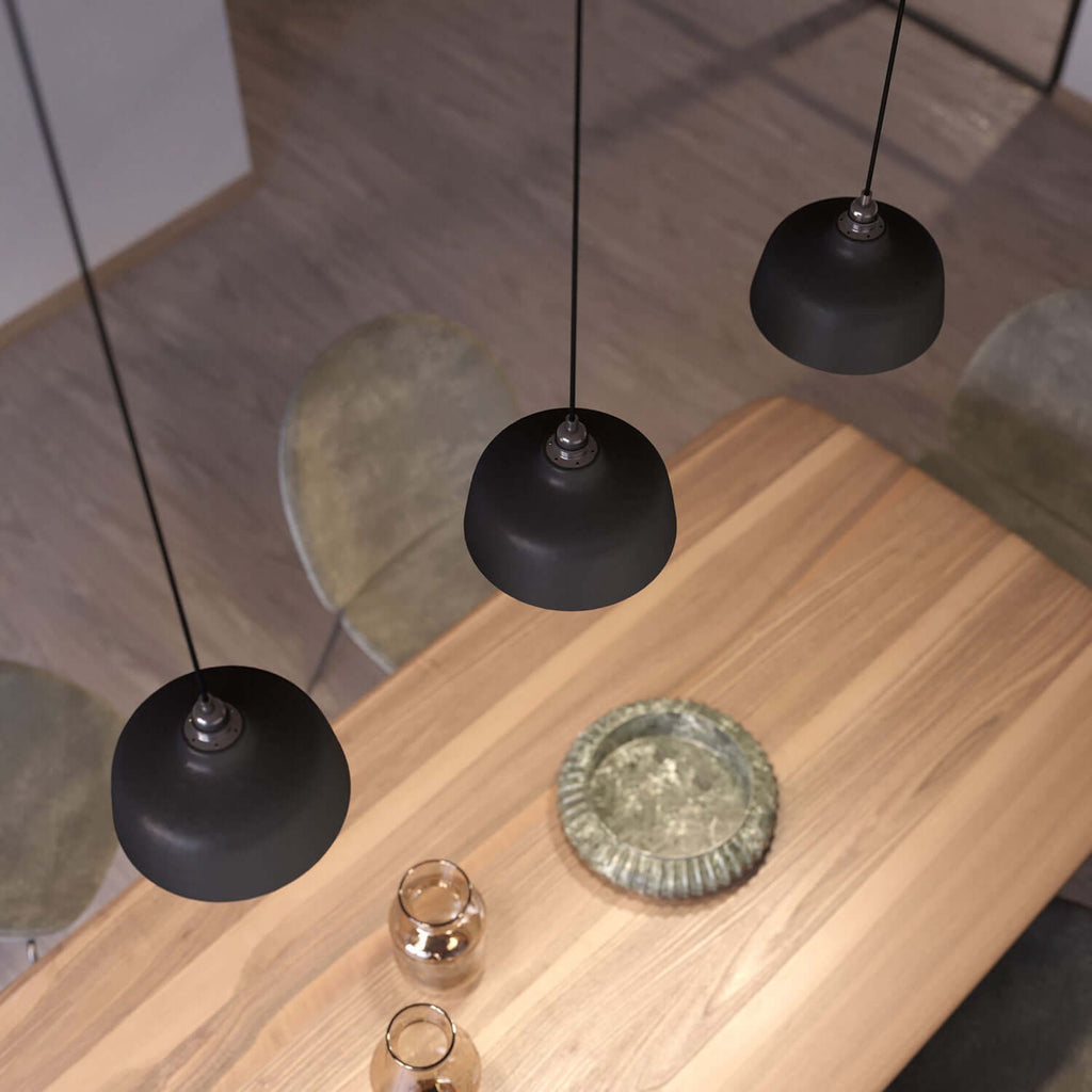 Coppa-Lampenschirm aus Keramik, Kollektion Materia – Made in Italy – Lavagna – Ansicht 3