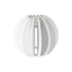 Elliptischer LAMPSHHADE-Lampenschirm aus schallabsorbierendem Material – Mélange-Weiß