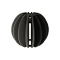 Elliptischer LAMPSHADE aus schallabsorbierendem Material – Schwarz melange