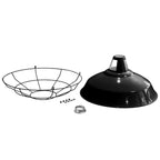 Lampenschirm Harbour mit Metallgitter - Schwarz – Ansicht 2