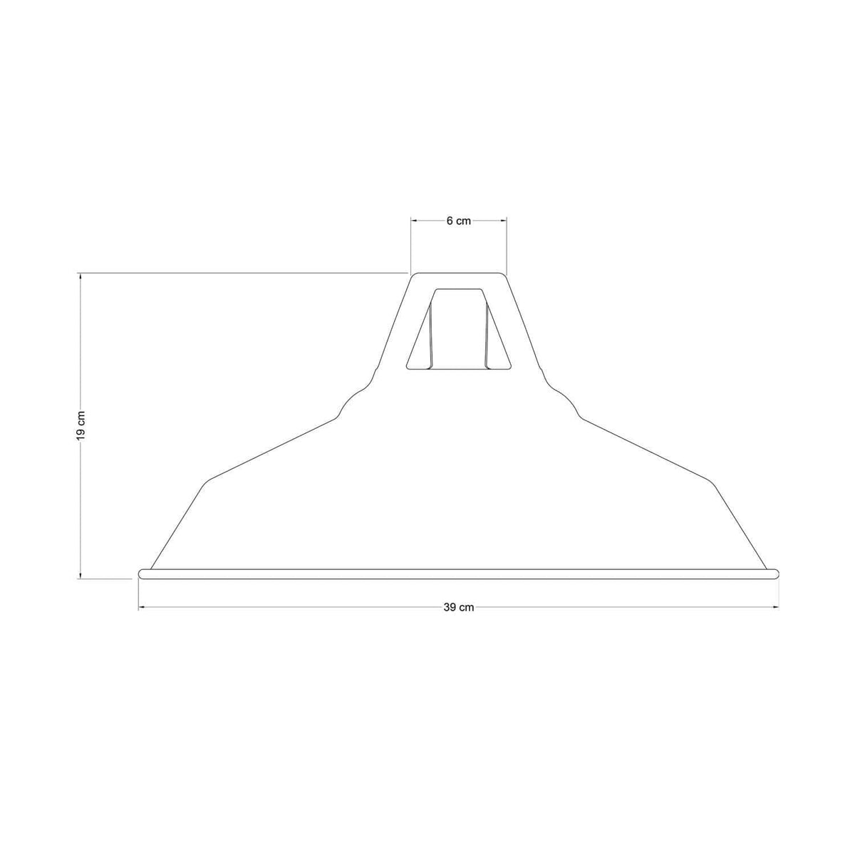 Harbour Lampenschirm aus emailliertem Metall mit E27-Fassung, Durchmesser 38 cm – Grün – Ansicht 3