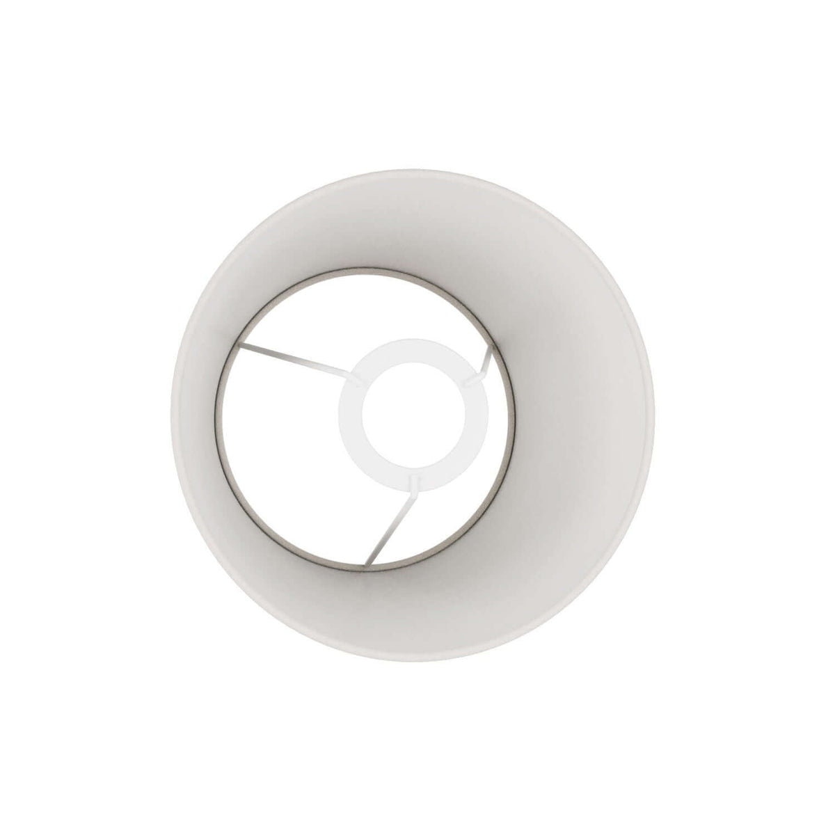 Impero Lampenschirm mit E27-Fassung für Tischleuchte oder Wandleuchte – Made in Italy – Helles Jutegewebe – Ansicht 3