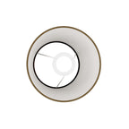 Impero-Schirm mit E27-Fassung für Tischleuchte oder Wandleuchte - Made in Italy - Naturjute – Ansicht 3