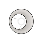 Lampenschirm Impero mit E27-Fassung für Tisch- oder Wandleuchte – Made in Italy – Teletta Anthrazit – Ansicht 3