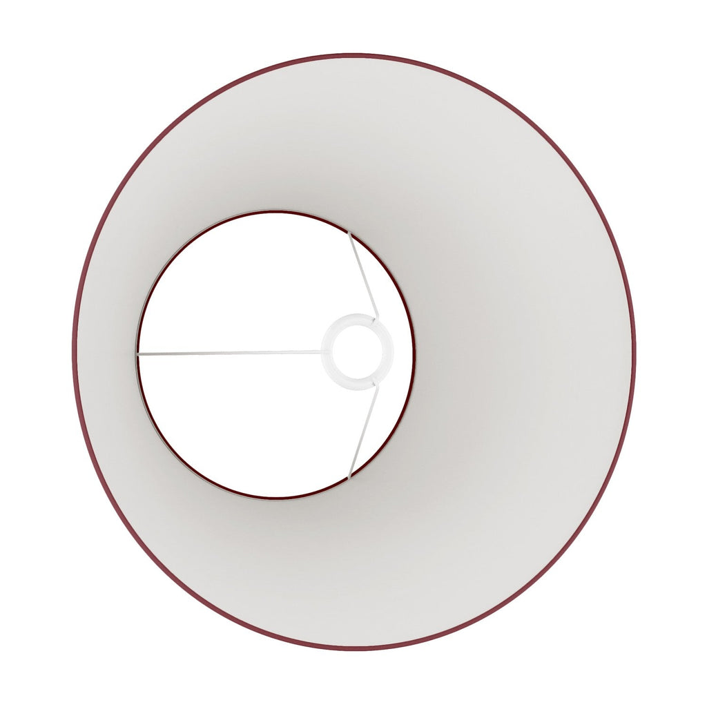 Impero L-Lampenschirm für Tisch- oder Wandleuchte mit E27-Fassung - Made in Italy - Arenal Bordeaux – Ansicht 3