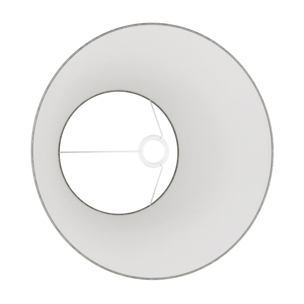 Impero Lampenschirm L für Tischlampe oder Wandleuchte mit E27-Fassung – Made in Italy – Camelot Grau – Ansicht 3