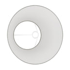 Impero Lampenschirm L für Tischlampe oder Wandleuchte mit E27-Fassung – Made in Italy – Camelot Grau – Ansicht 3