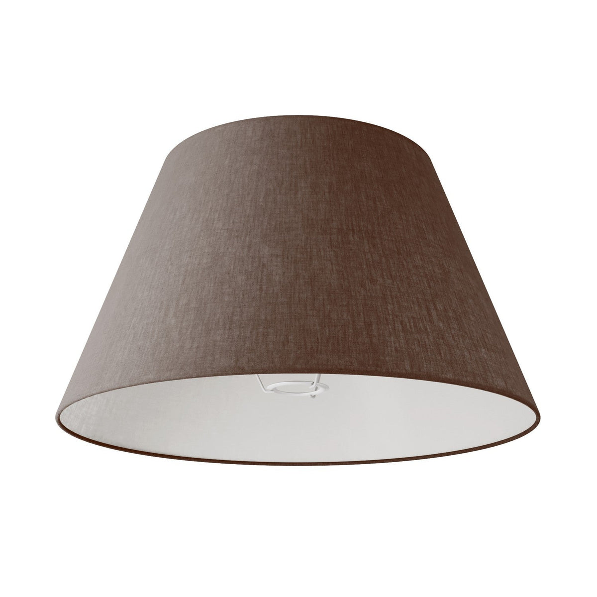 Lampenschirm Impero L für Tischleuchte oder Wandleuchte mit E27-Fassung – Made in Italy – Camelot Braun
