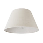 Impero Lampenschirm L für Tischlampe oder Wandleuchte mit E27-Fassung – Made in Italy – Helles Jute
