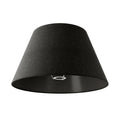 Impero-Lampenschirm L für Tisch- oder Wandleuchte mit E27-Fassung – Made in Italy – Dunkelgraue Wolle