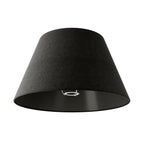 Impero-Lampenschirm L für Tisch- oder Wandleuchte mit E27-Fassung – Made in Italy – Dunkelgraue Wolle