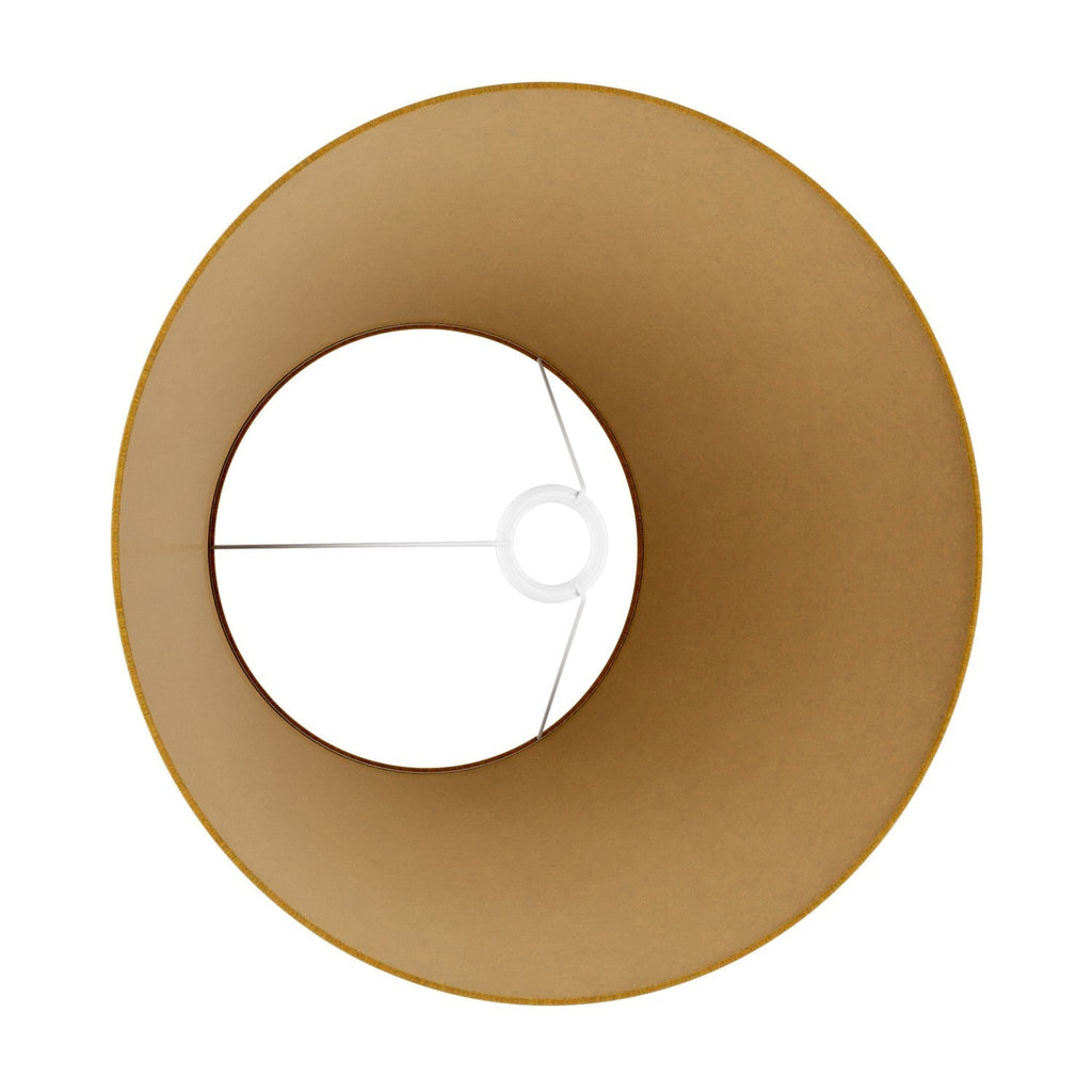 Impero L Lampenschirm für Tisch- oder Wandleuchten mit E27-Fassung – Made in Italy – Senfgelbe Wolle – Ansicht 3