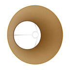 Impero L Lampenschirm für Tisch- oder Wandleuchten mit E27-Fassung – Made in Italy – Senfgelbe Wolle – Ansicht 3