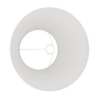 Impero L Lampenschirm für Tischleuchte oder Wandleuchte mit E27-Fassung – Made in Italy – Naturleinen – Ansicht 3