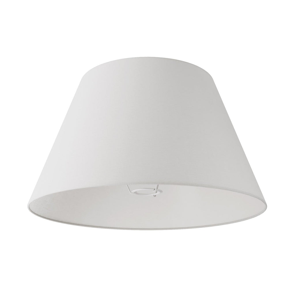 Impero L Lampenschirm für Tischleuchte oder Wandleuchte mit E27-Fassung – Made in Italy – Naturleinen