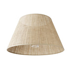 Lampenschirm Impero L für Tischleuchte oder Wandleuchte mit E27-Fassung - Made in Italy - Raphia