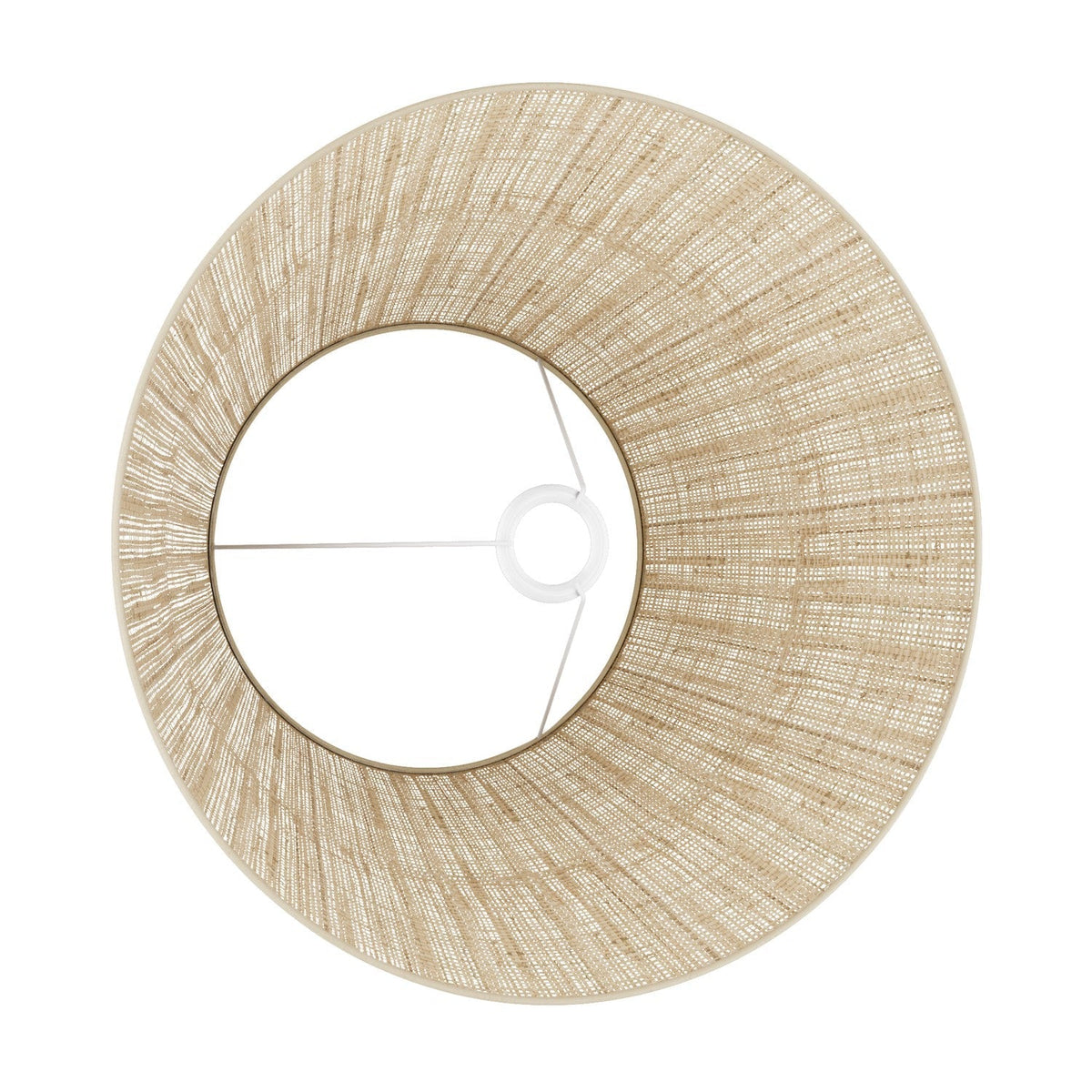 Lampenschirm Impero L für Tischleuchte oder Wandleuchte mit E27-Fassung - Made in Italy - Raphia – Ansicht 3