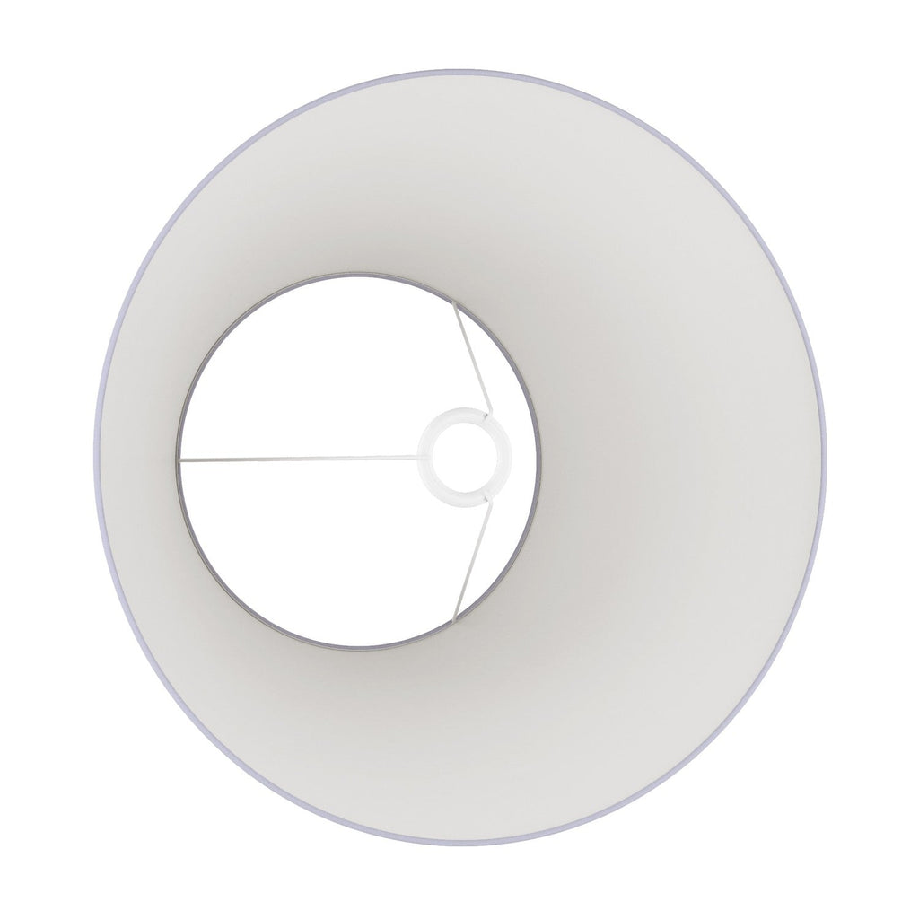 Impero-Lampenschirm L für Tisch- oder Wandleuchten mit E27-Fassung – Made in Italy – Lila Baumwolltuch – Ansicht 3