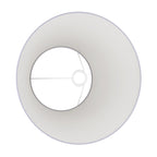Impero-Lampenschirm L für Tisch- oder Wandleuchten mit E27-Fassung – Made in Italy – Lila Baumwolltuch – Ansicht 3