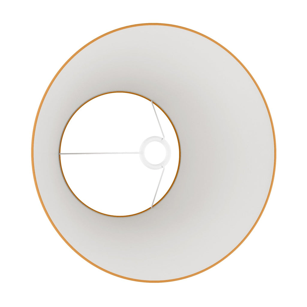 Impero Lampenschirm L für Tischleuchte oder Wandlampe mit E27-Fassung – Made in Italy – Stoff Mandarine – Ansicht 3