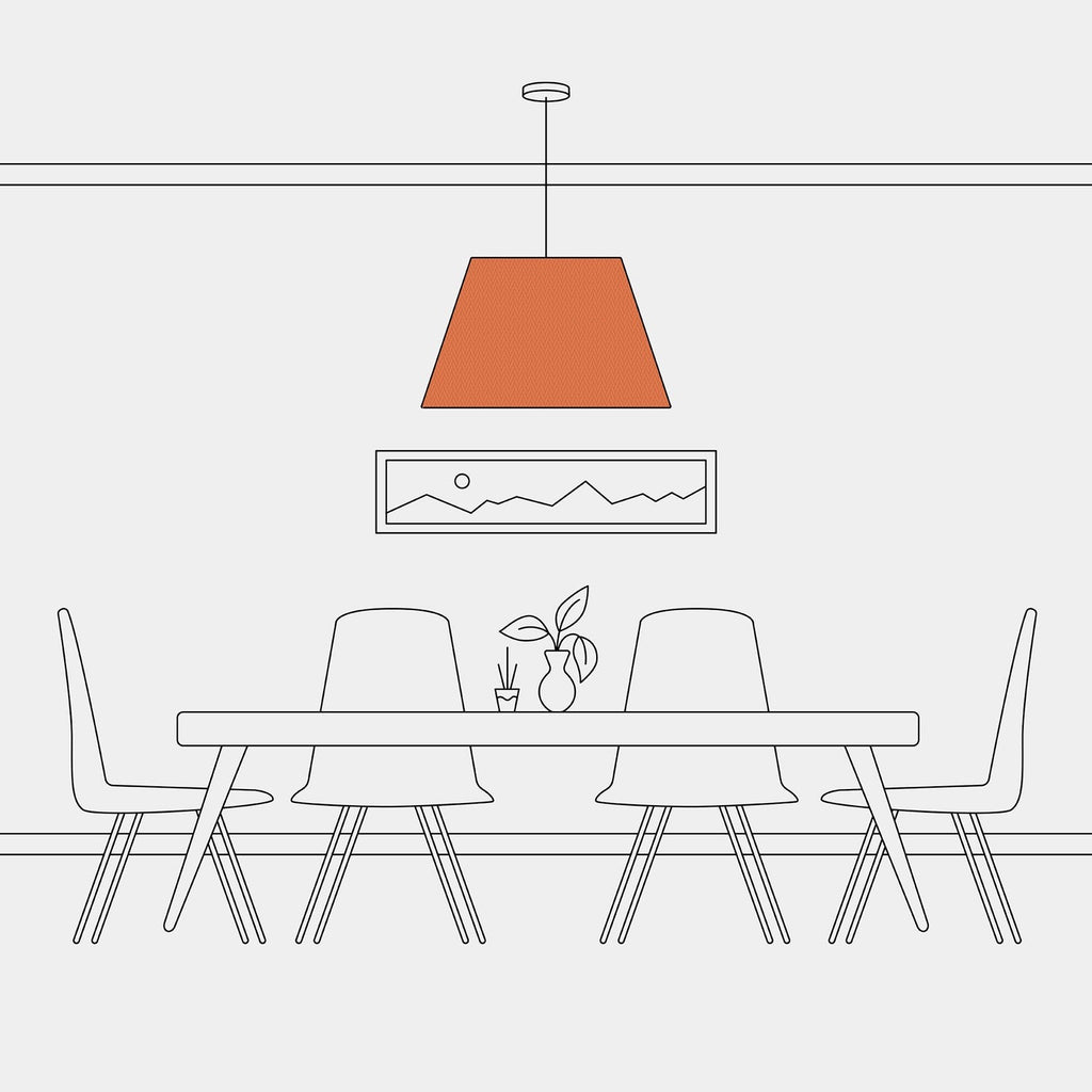 Lampenschirm Impero L für Pendelleuchte mit E27-Fassung – Made in Italy – Cinette Lobster – Ansicht 5