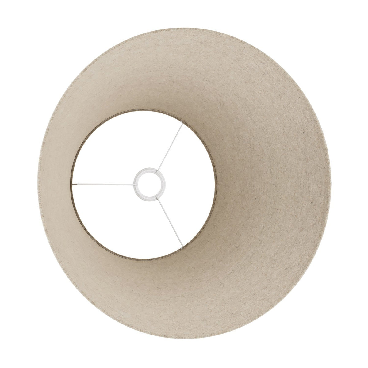 Impero L-Schirm für Pendelleuchte mit E27-Fassung – Made in Italy – Beigefarbene Wolle – Ansicht 3