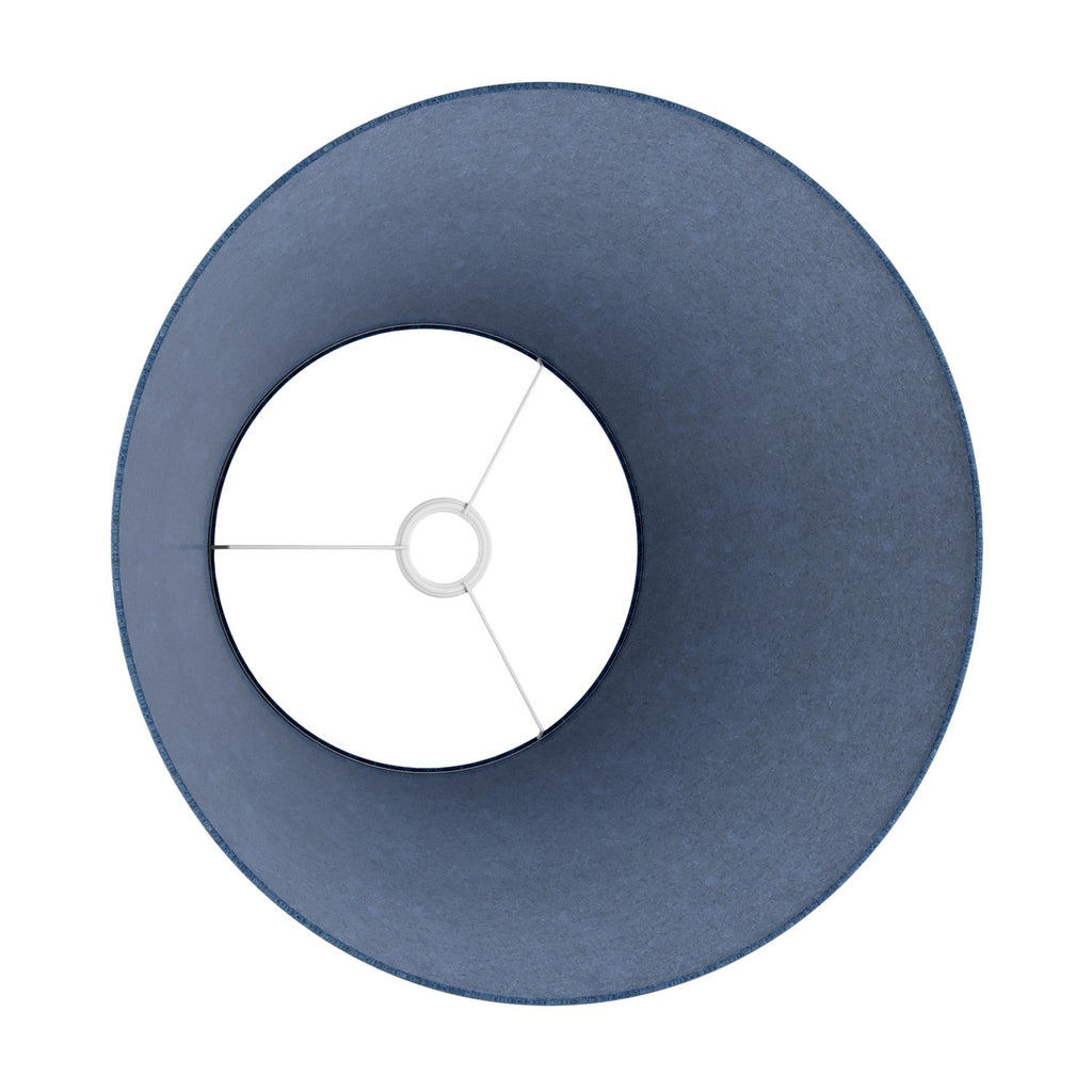 Lampenschirm Impero L für Pendelleuchten mit E27-Fassung – Made in Italy – Blaue Wolle – Ansicht 3