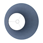 Lampenschirm Impero L für Pendelleuchten mit E27-Fassung – Made in Italy – Blaue Wolle – Ansicht 3