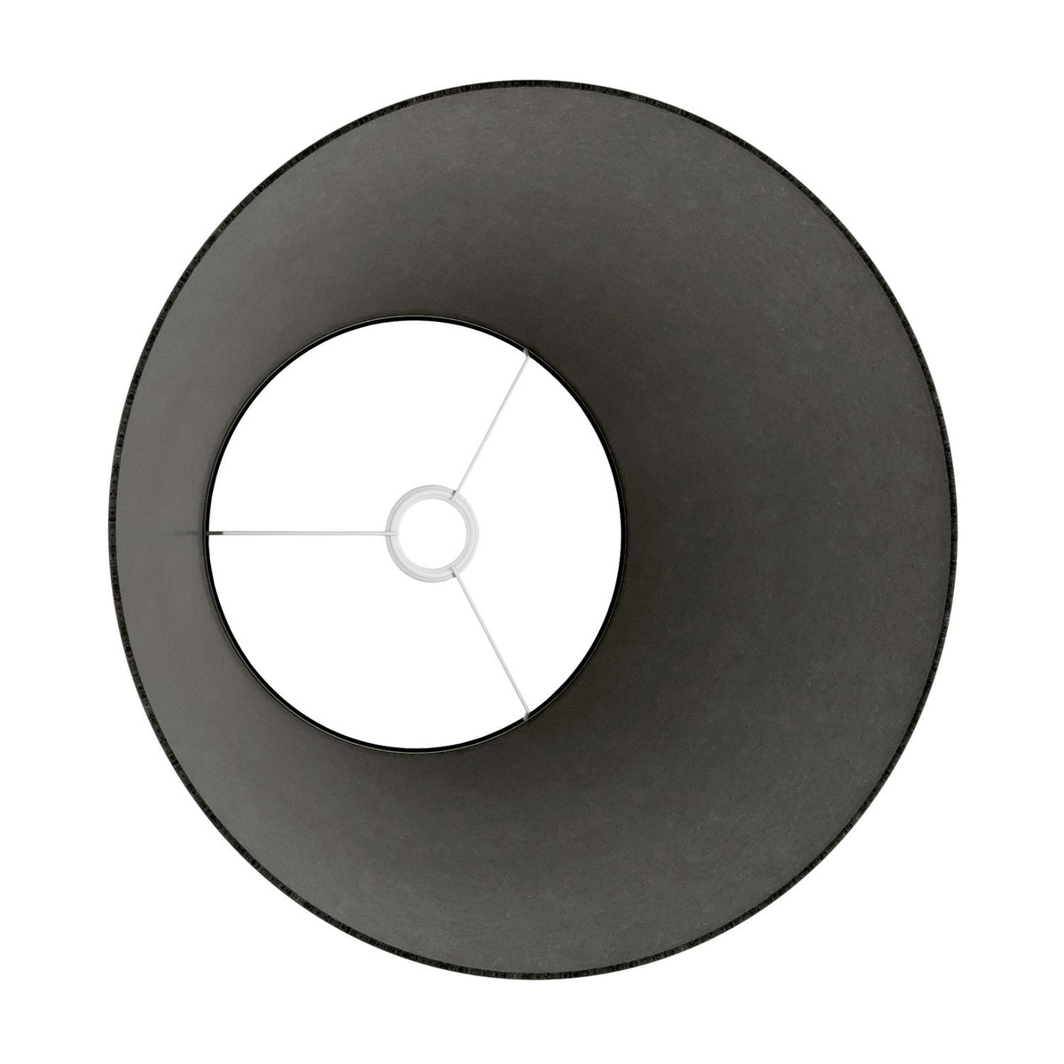 Impero Lampenschirm L für Pendelleuchten mit E27-Fassung – Made in Italy – Dunkelgraue Wolle – Ansicht 3
