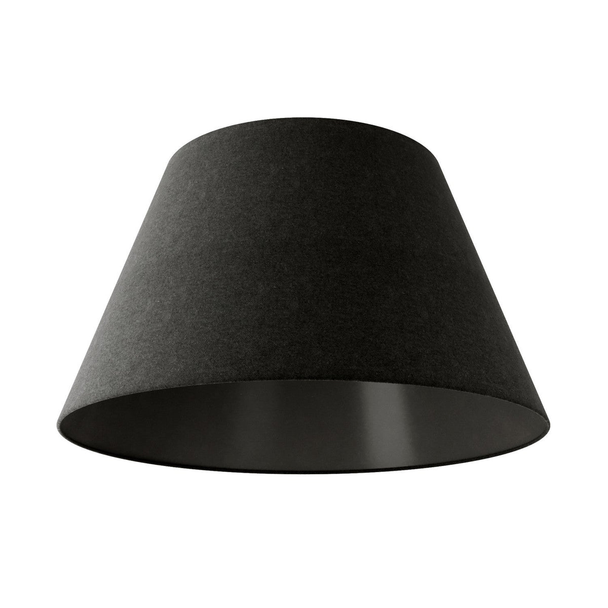 Impero Lampenschirm L für Pendelleuchten mit E27-Fassung – Made in Italy – Dunkelgraue Wolle