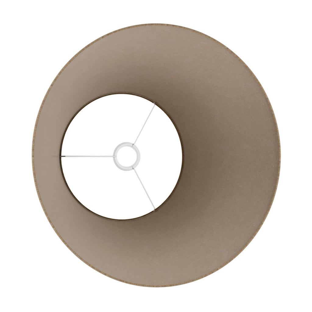 Impero Lampenschirm L für Pendelleuchten mit E27-Fassung – Made in Italy – Braune Wolle – Ansicht 3
