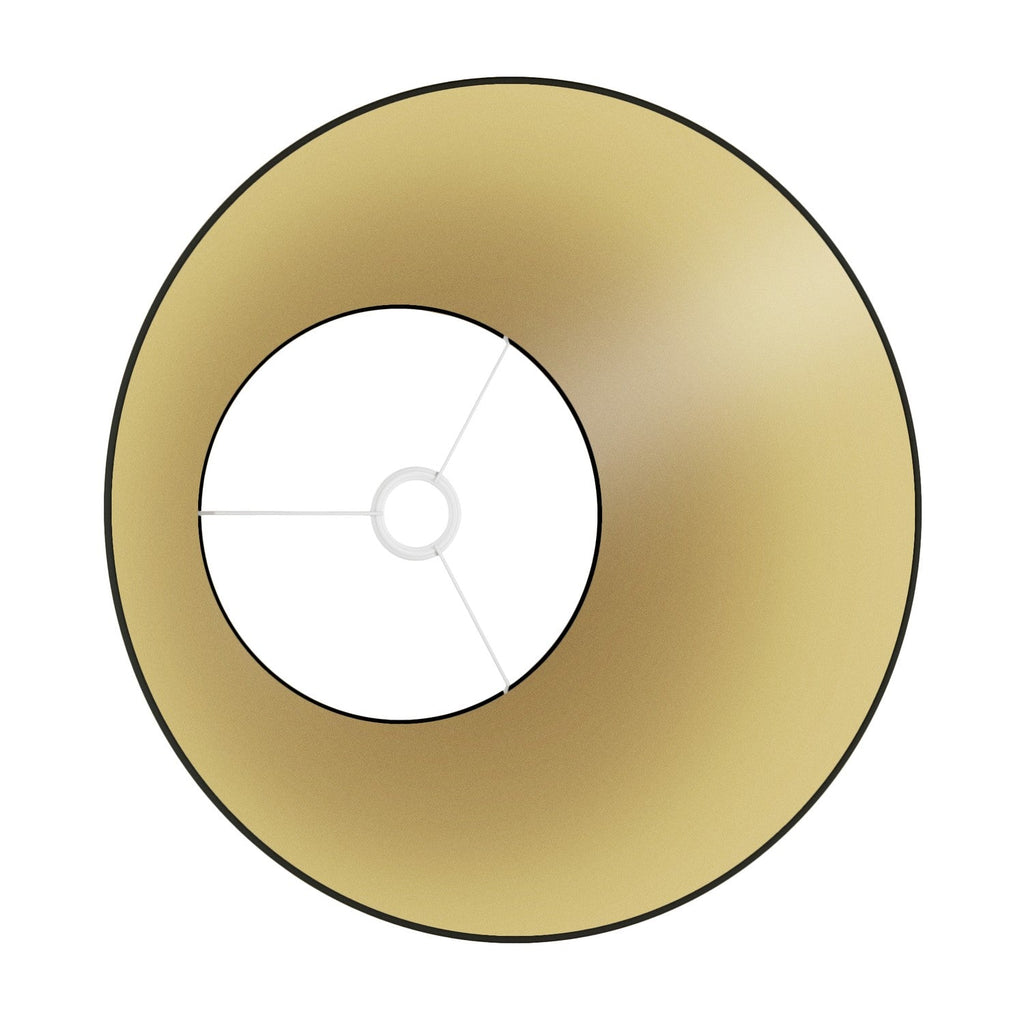 Lampenschirm Impero L für Pendelleuchten mit E27-Fassung – Made in Italy – Schwarz/Gold – Ansicht 3