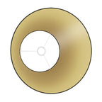 Lampenschirm Impero L für Pendelleuchten mit E27-Fassung – Made in Italy – Schwarz/Gold – Ansicht 3