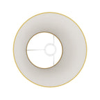 Impero-Lampenschirm M aus Stoff für Stehleuchte mit E27-Fassung – Made in Italy – Arenal Gold – Ansicht 3
