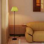 Impero M Schirm aus Stoff für Steh-Lampe mit E27-Anschluss – Made in Italy – Cinette Pistaziengrün – Ansicht 2