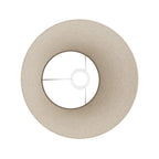 Lampenschirm Impero M aus Stoff für Stehlampe mit E27-Fassung – Made in Italy – Beige Wolle – Ansicht 3