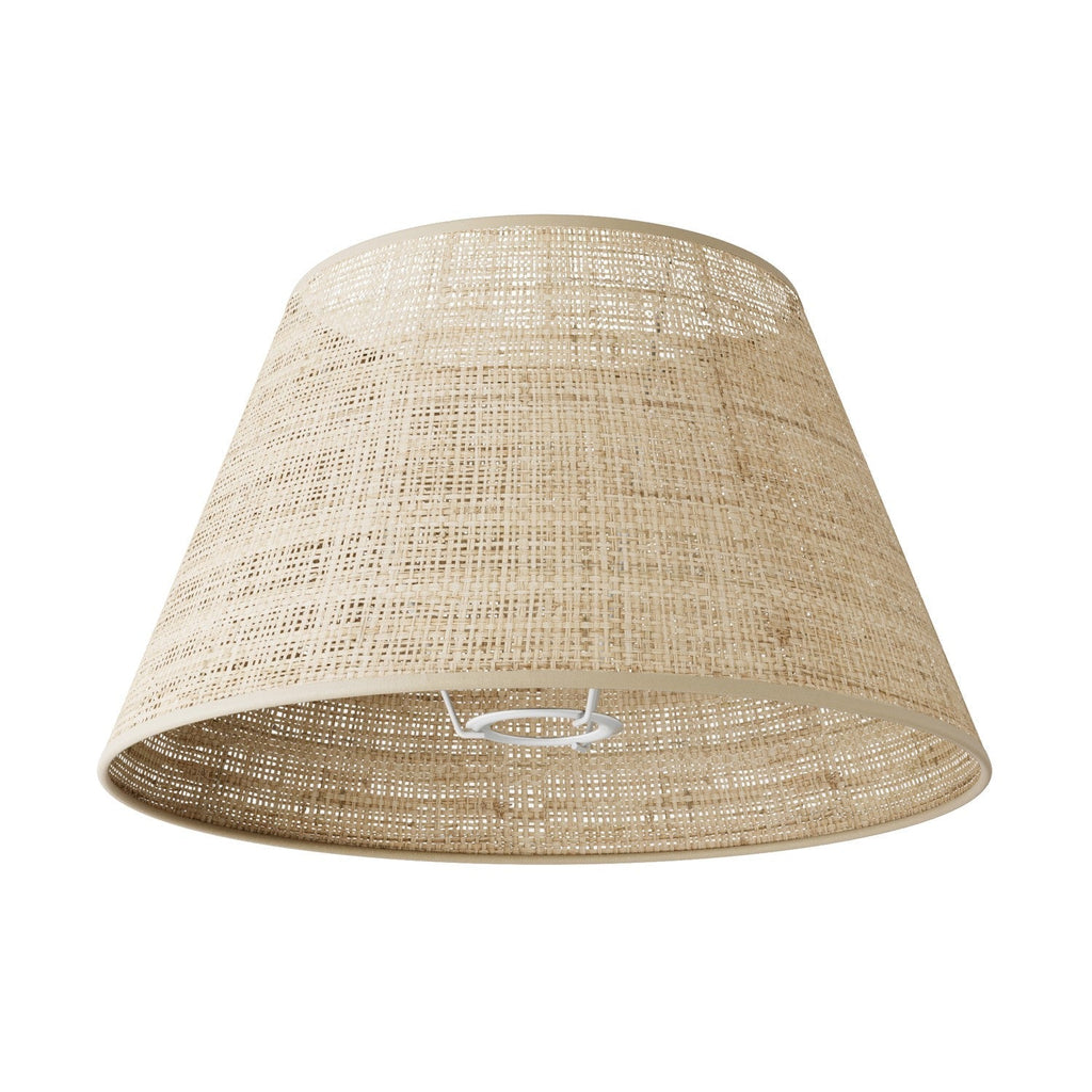 Impero M Stehlampen-Schirm aus Stoff für E27-Fassung – Made in Italy – Raphia