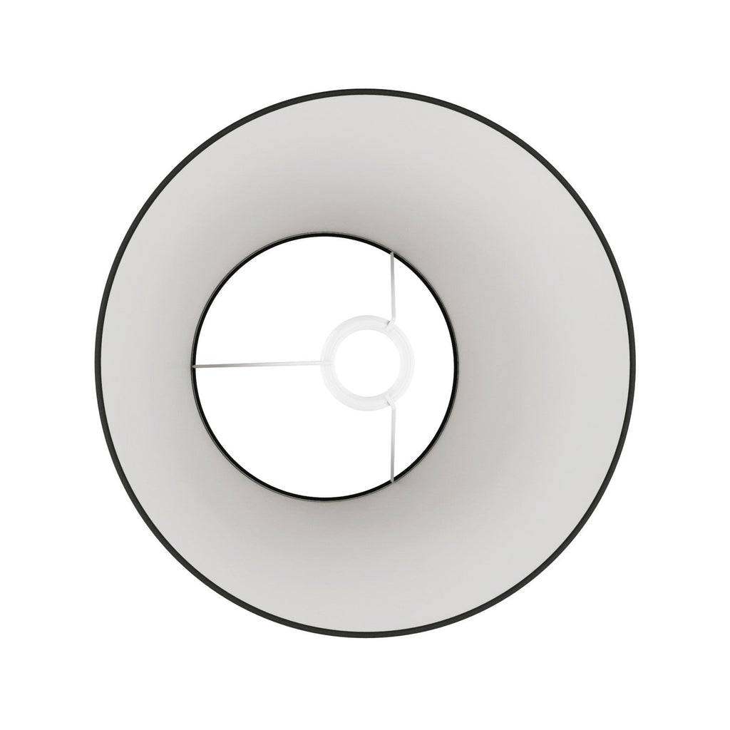 Impero-Lampenschirm M aus Stoff für Stehleuchte mit E27-Fassung – Made in Italy – Anthrazit – Ansicht 3